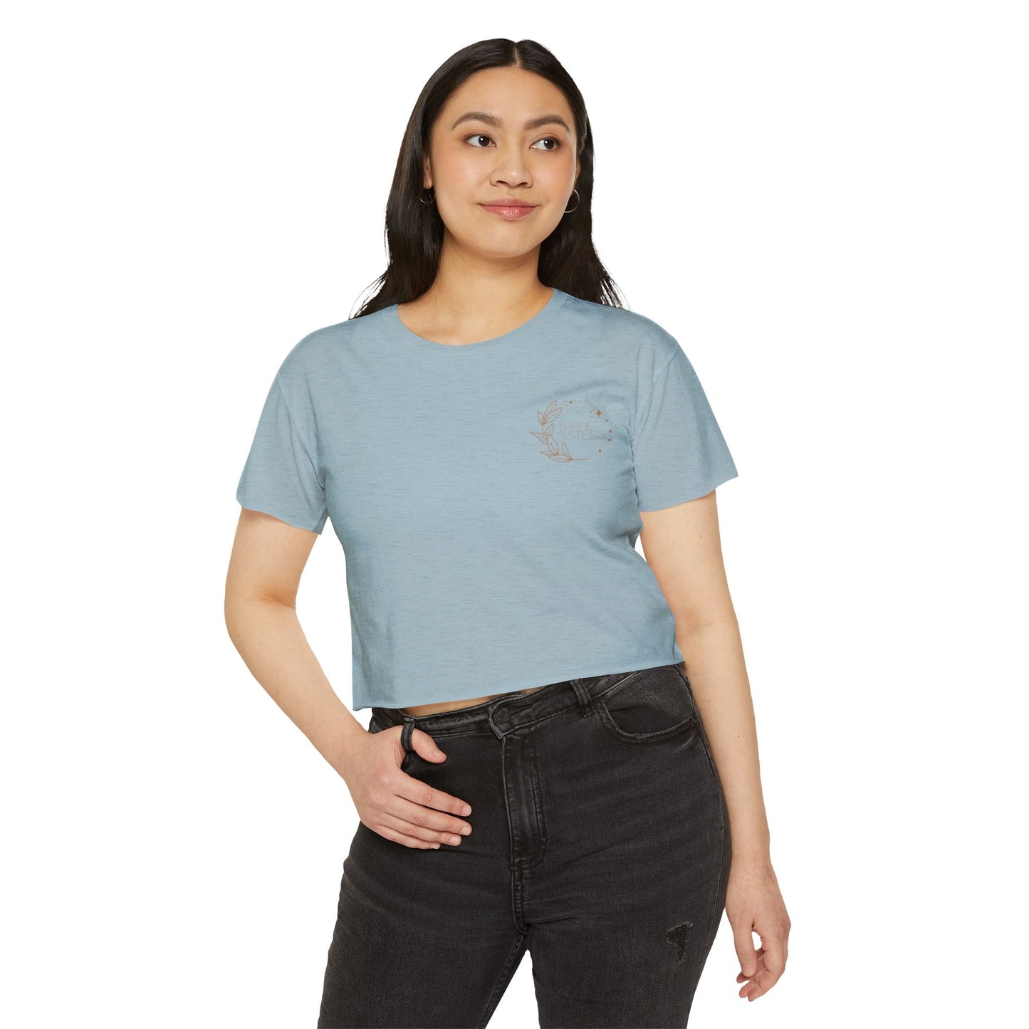 Women's Festival Crop Top with Pumpkin Spice Design, Bohemian Style Tee for Summer Events, Casual Wear, Gifts for Her, Fall Fashion