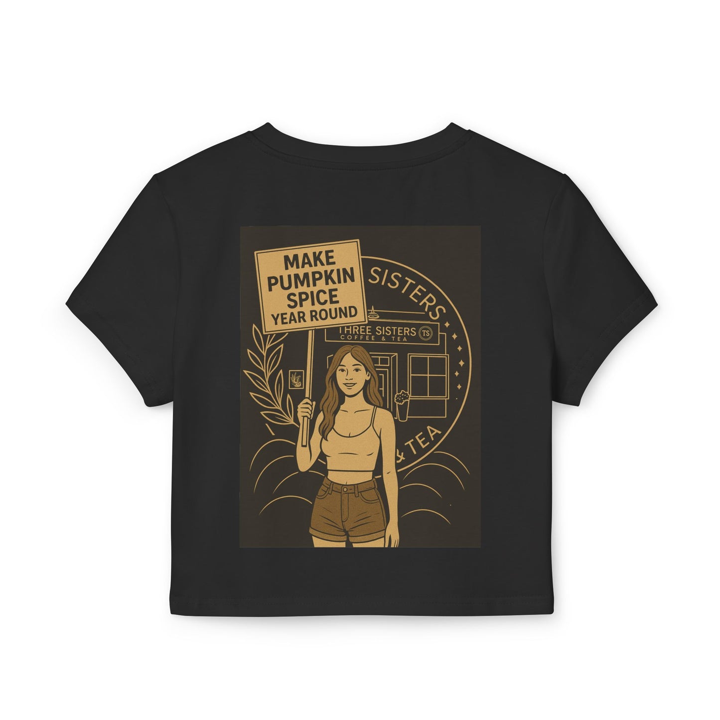 Pumpkin Spice Love Women's Baby Tee, Cute Graphic Top, Fall Fashion, Gift for Tea Lovers, Cozy Autumn Style