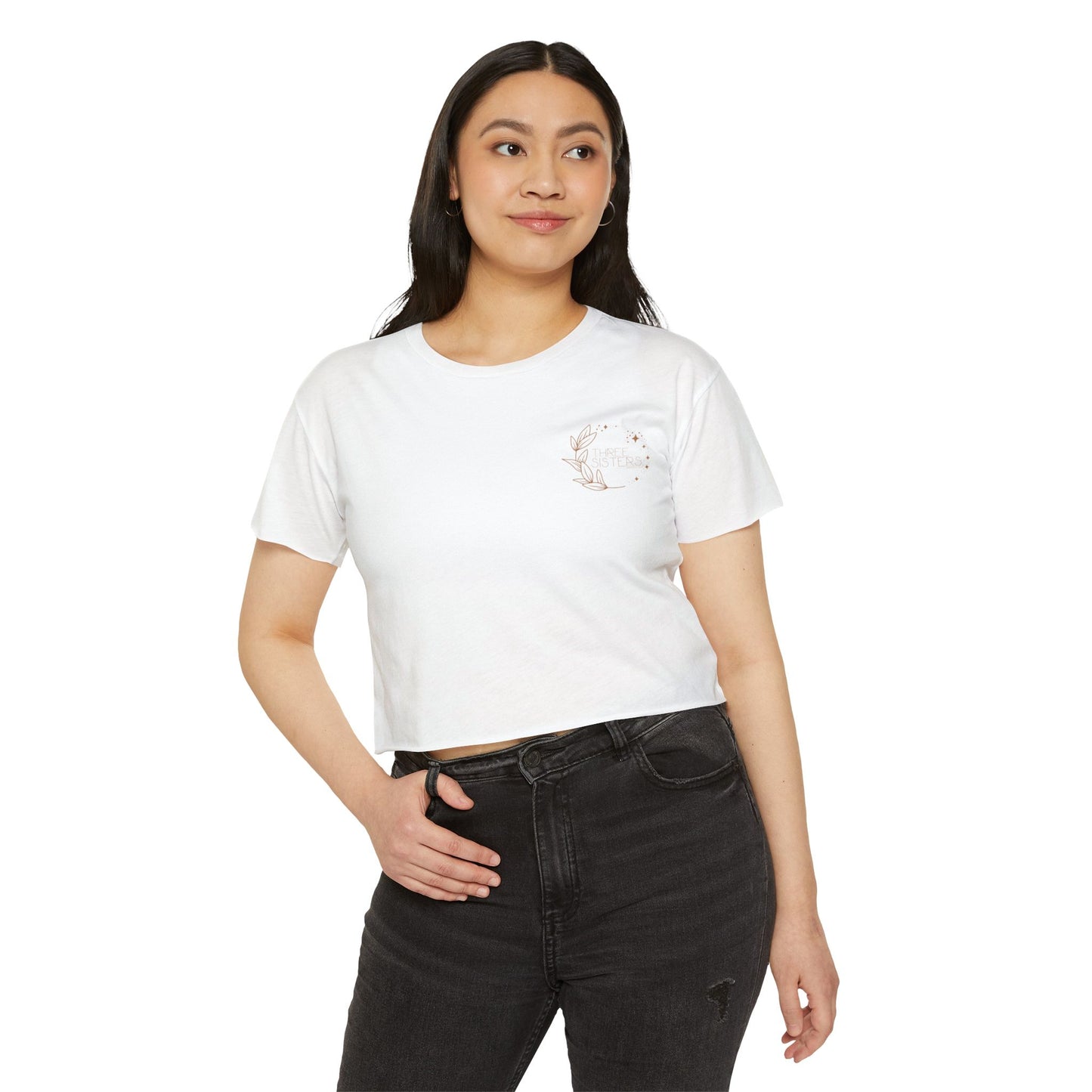 Women's Festival Crop Top with Pumpkin Spice Design, Bohemian Style Tee for Summer Events, Casual Wear, Gifts for Her, Fall Fashion