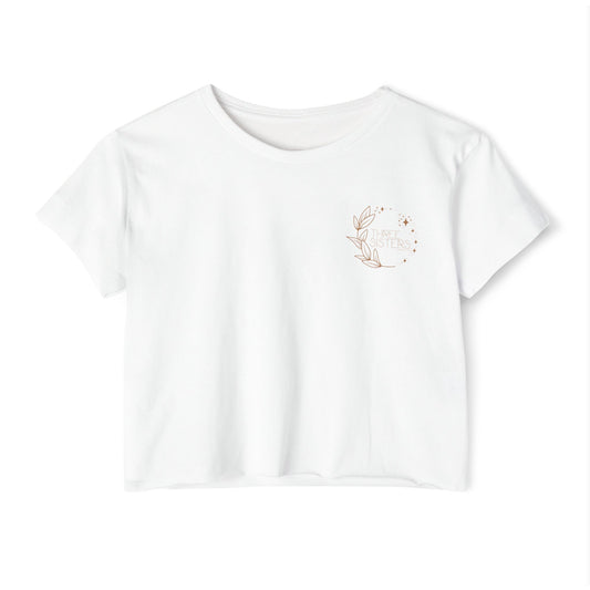 Women's Festival Crop Top with Pumpkin Spice Design, Bohemian Style Tee for Summer Events, Casual Wear, Gifts for Her, Fall Fashion